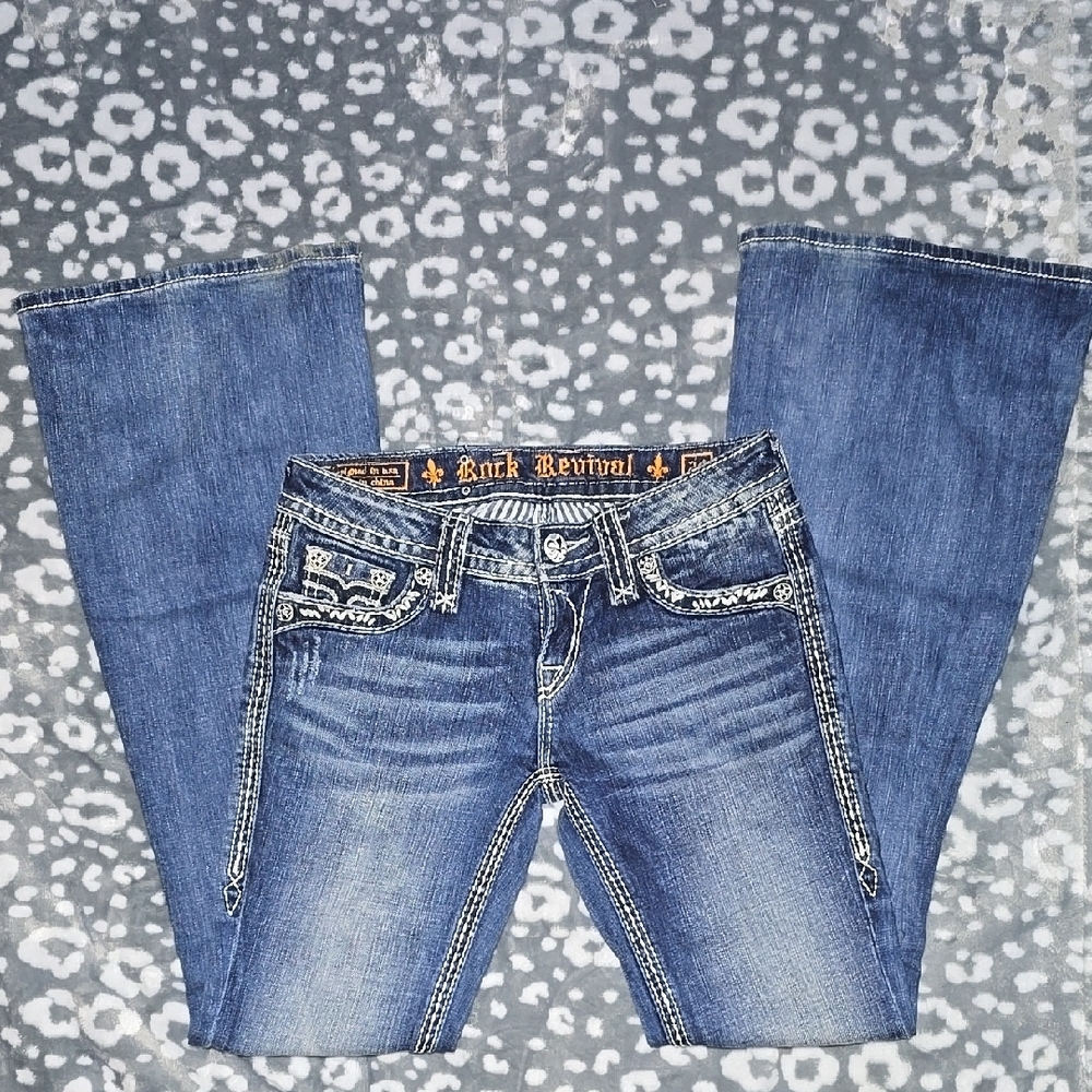 Rock Revival Abbie Flare Jeans **24×31 1/2